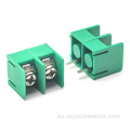 Bloques de terminales de barrera de 7,62 mm Verde 2P